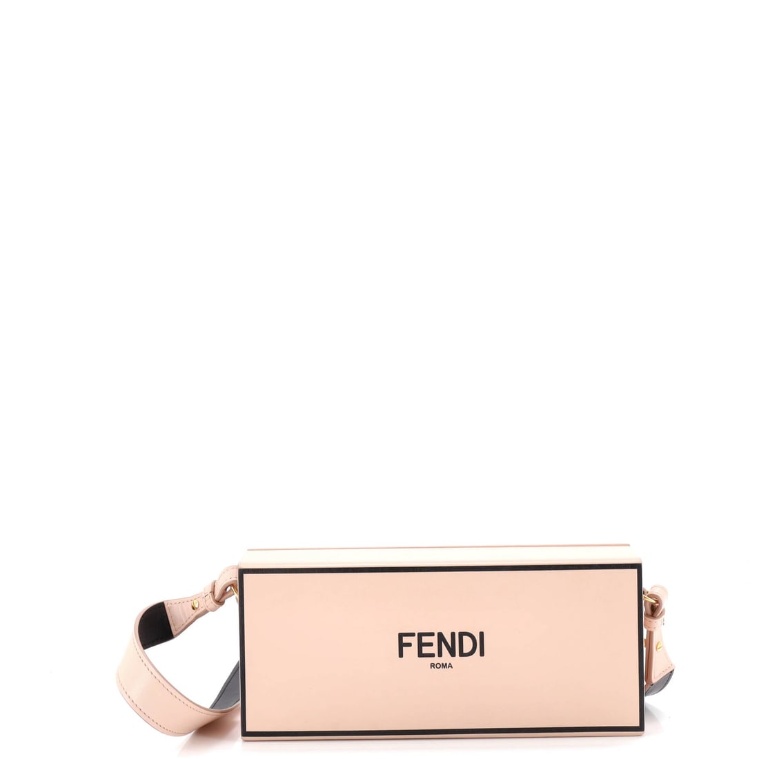 Fendi Logo Horizontal Box Crossbody Bag Leather: The Fendi Logo Horizontal Box Crossbody Bag carries a stance the maison has refined across many iterations into something instantly recognizable. Worked in Leather, the surface carries a measured, wel