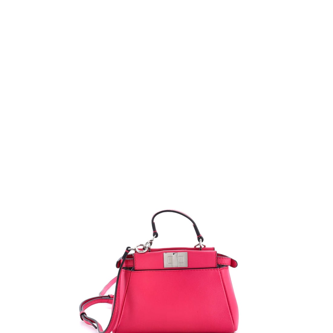 Fendi Peekaboo Bag Leather Micro: Fendi's Peekaboo Bag arrives as a model whose silhouette has held its place in the conversation for reasons that are easy to see at a glance. The build sits in Leather, finished to the standard that d