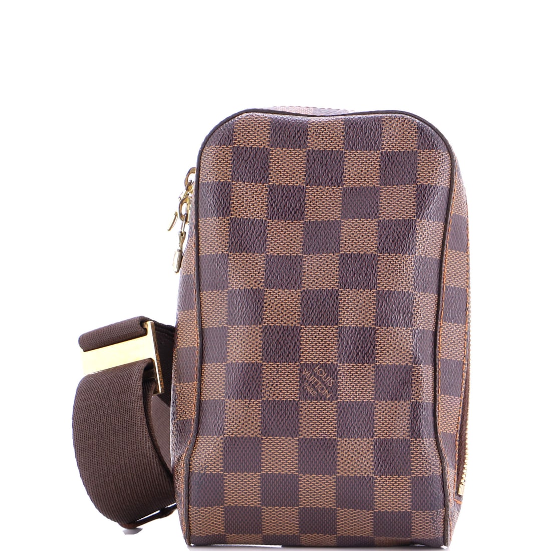 Louis Vuitton Geronimos Waist Bag Damier: Louis Vuitton's Geronimos Waist Bag arrives as a model whose silhouette has held its place in the conversation for reasons that are easy to see at a glance. It is finished in the Damier coated canvas,