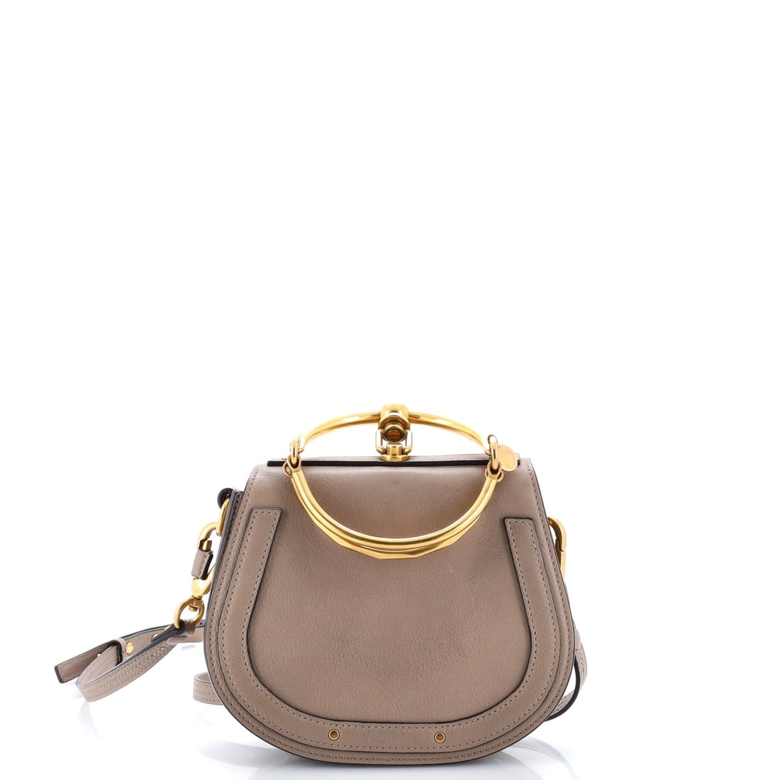 Chloe Nile Crossbody Bag Leather Small: A Chloe Nile Crossbody Bag in this configuration carries the proportions that have made the model a steady fixture in collector rotations. The make is in Leather, a choice that gives the piece its qui