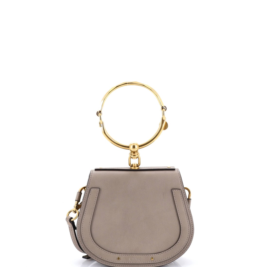 Chloe Nile Crossbody Bag Leather Small: This Chloe Nile Crossbody Bag arrives through Maison de Beaubigonne's trade channel with the silhouette the house treats as a fixture in its core lineup. Built in Leather, the silhouette reads as deli