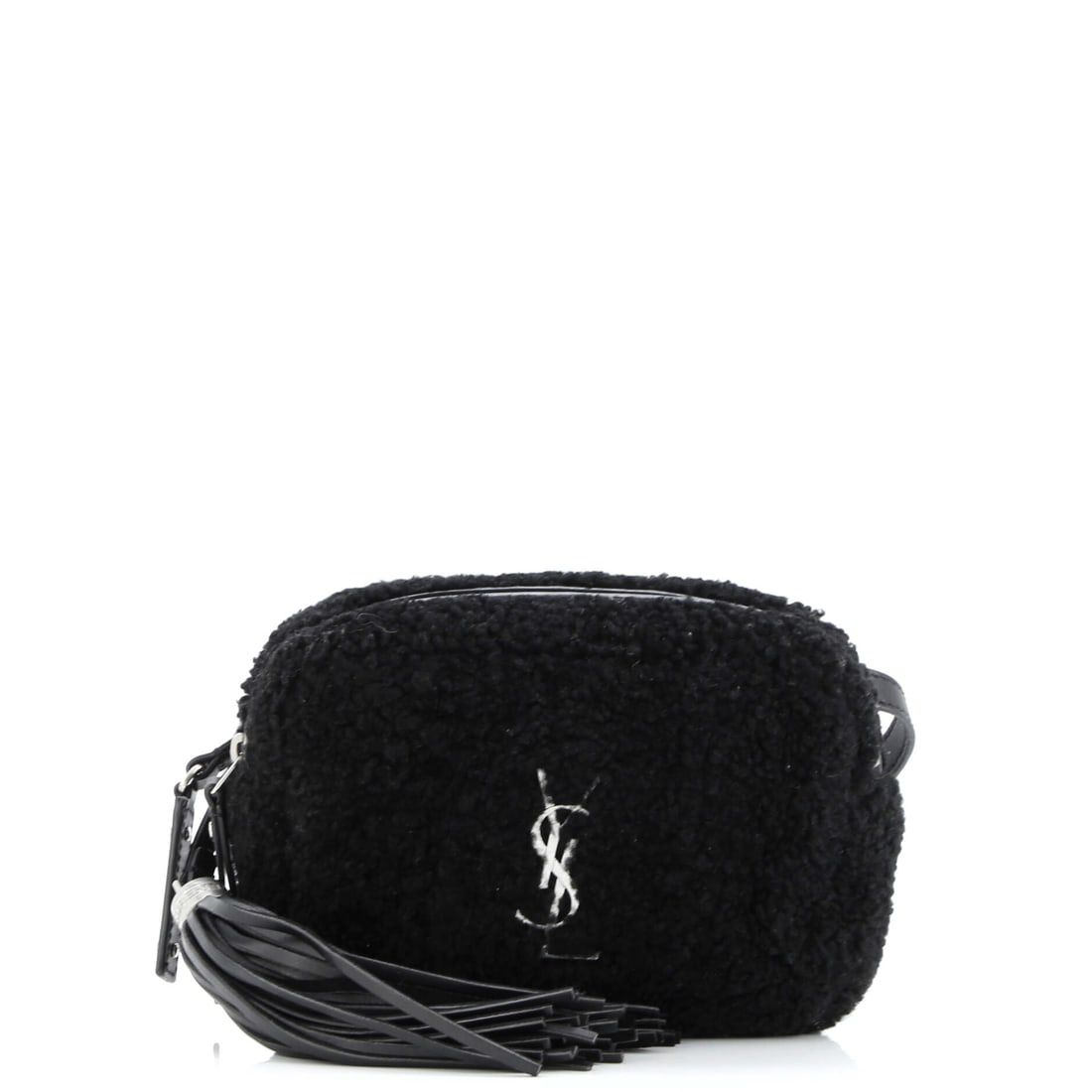 Saint Laurent Lou Belt Bag Shearling: Saint Laurent's Lou Belt Bag is a study in measured architecture, the kind of carry that telegraphs taste before it ever signals brand. The build is in shearling, the plush sheepskin worn pelt-side in