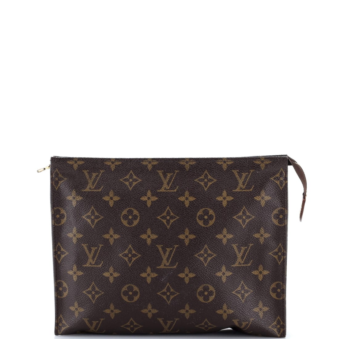 Louis Vuitton Toiletry Pouch Monogram Canvas 26: Louis Vuitton's Toiletry Pouch steps in with the considered architecture the maison saves for its most carried house bags. Construction sits in Monogram coated canvas, the house's signature LV-print c
