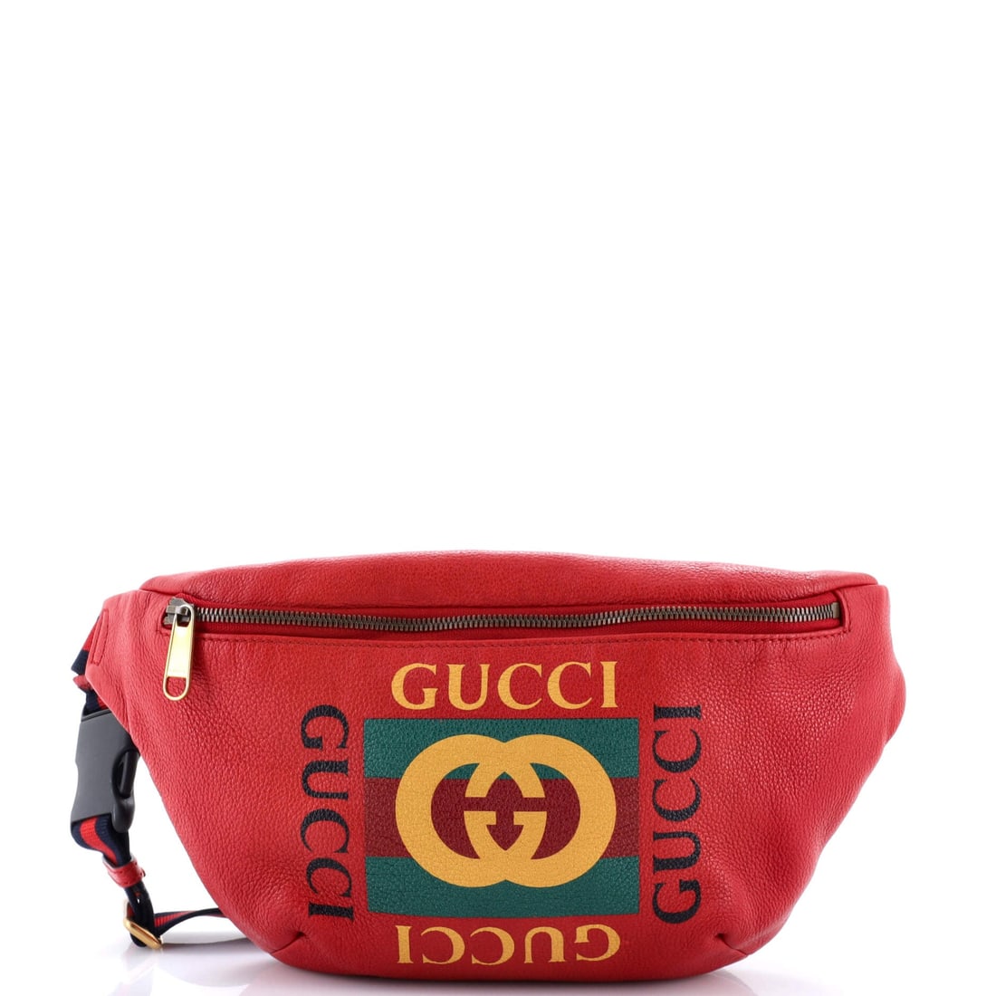 Gucci Logo Belt Bag Printed Leather Medium (1 of 8)