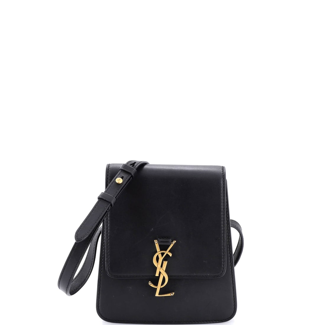 Saint Laurent Kaia Flap Satchel Leather North South: A Saint Laurent Kaia Flap Satchel in this configuration carries the proportions that have made the model a steady fixture in collector rotations. The build sits in Leather, finished to the standard