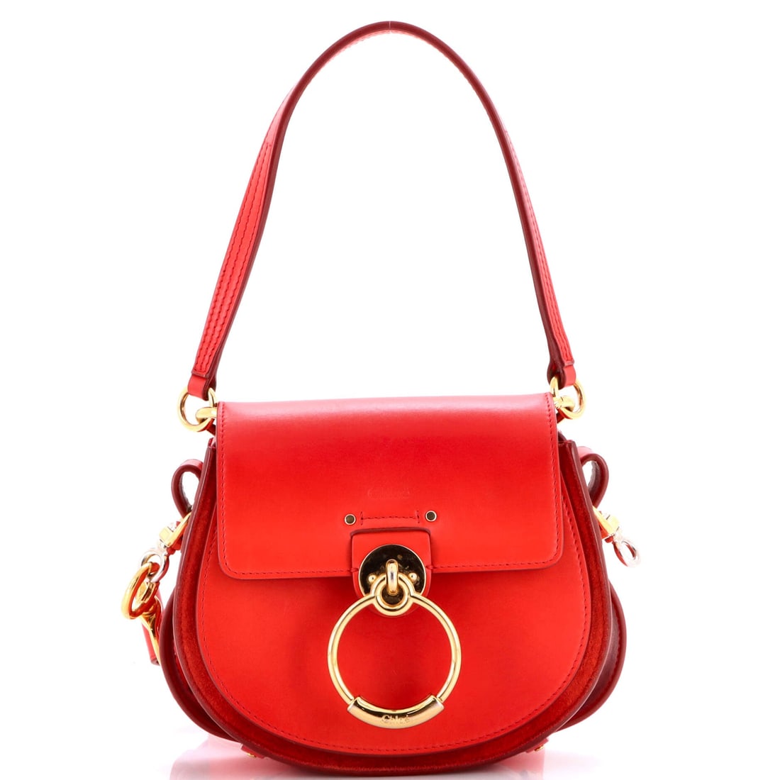 Chloe Tess Bag Leather Small: The Chloe Tess Bag carries a stance the maison has refined across many iterations into something instantly recognizable. It is constructed in Leather, with the kind of considered finish the house is