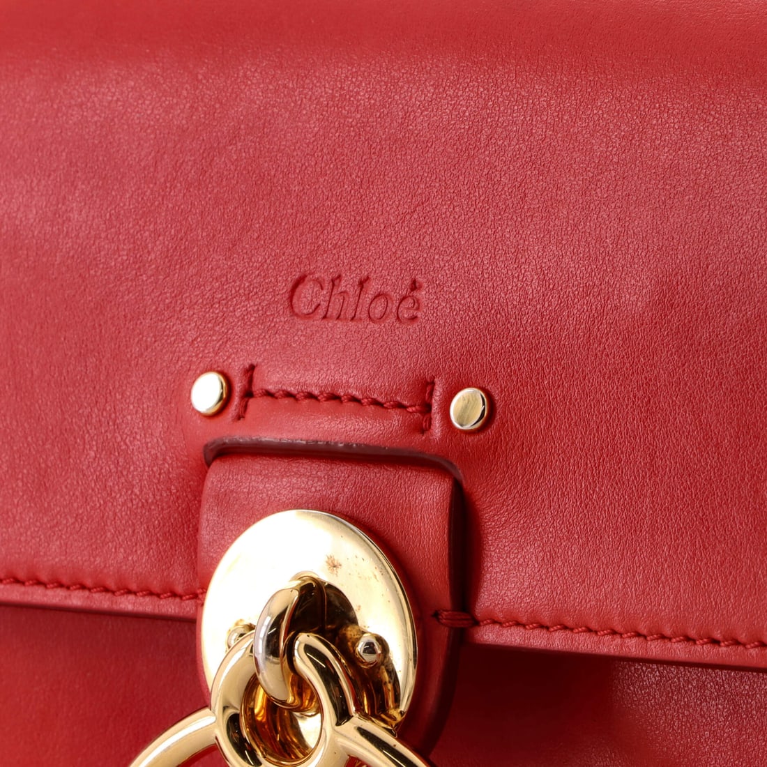 Chloe Tess Bag Leather Small - 7