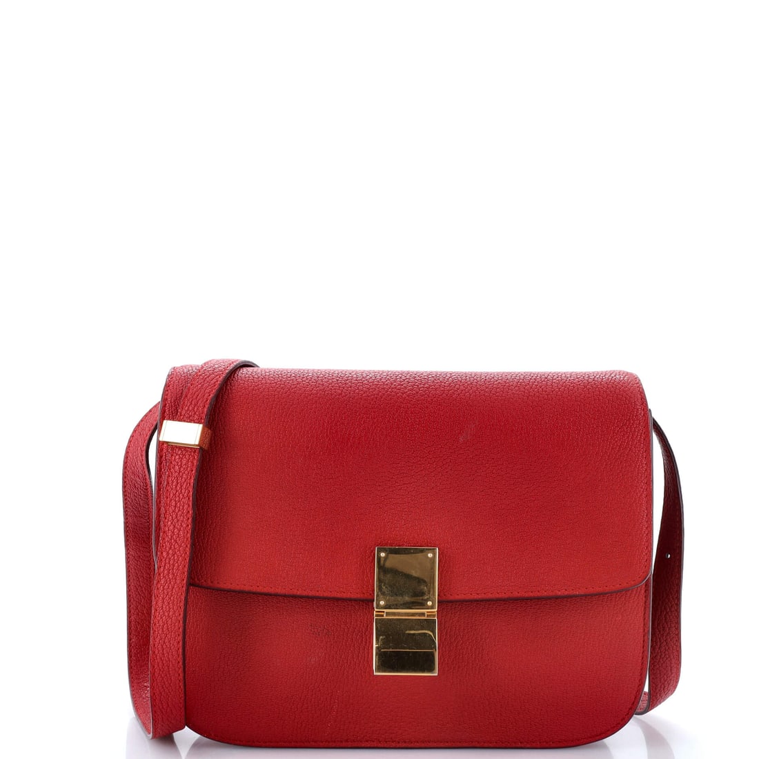 Celine Classic Box Bag Grainy Leather Medium: Celine's Classic Box Bag steps in with the considered architecture the maison saves for its most carried house bags. Built in Grainy Leather, the silhouette reads as deliberate rather than decorative.