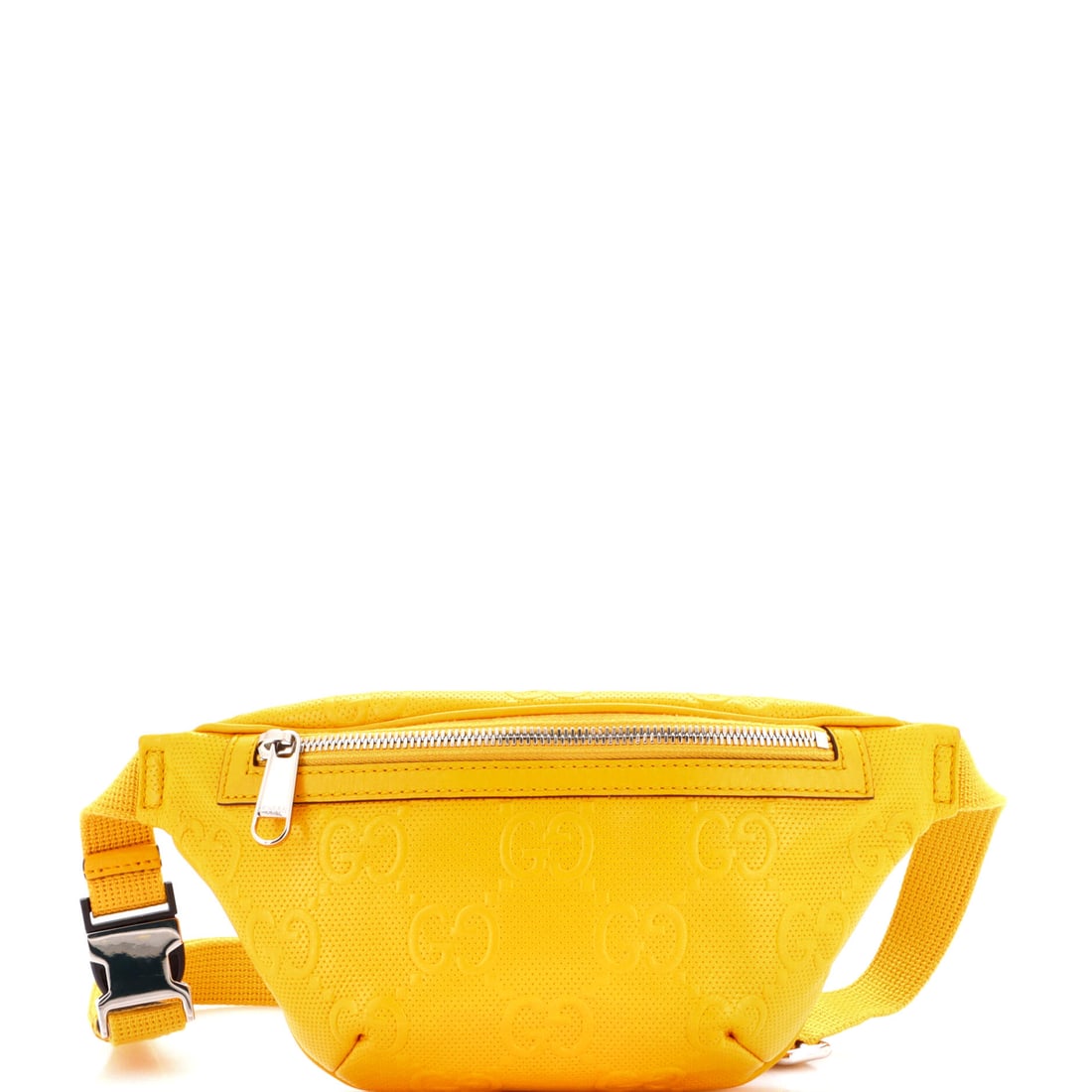 Gucci Belt Bag GG Embossed Perforated Leather Small: This Gucci Belt Bag arrives through Maison de Beaubigonne's trade channel with the silhouette the house treats as a fixture in its core lineup. Built in GG Embossed Perforated Leather, the silhouette 