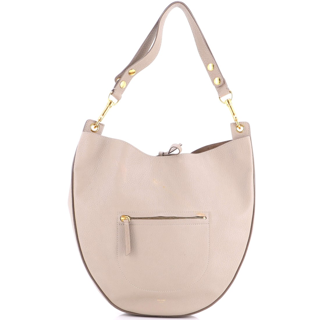 Celine Trotteur Pocket Hobo Grainy Leather Medium (1 of 9)