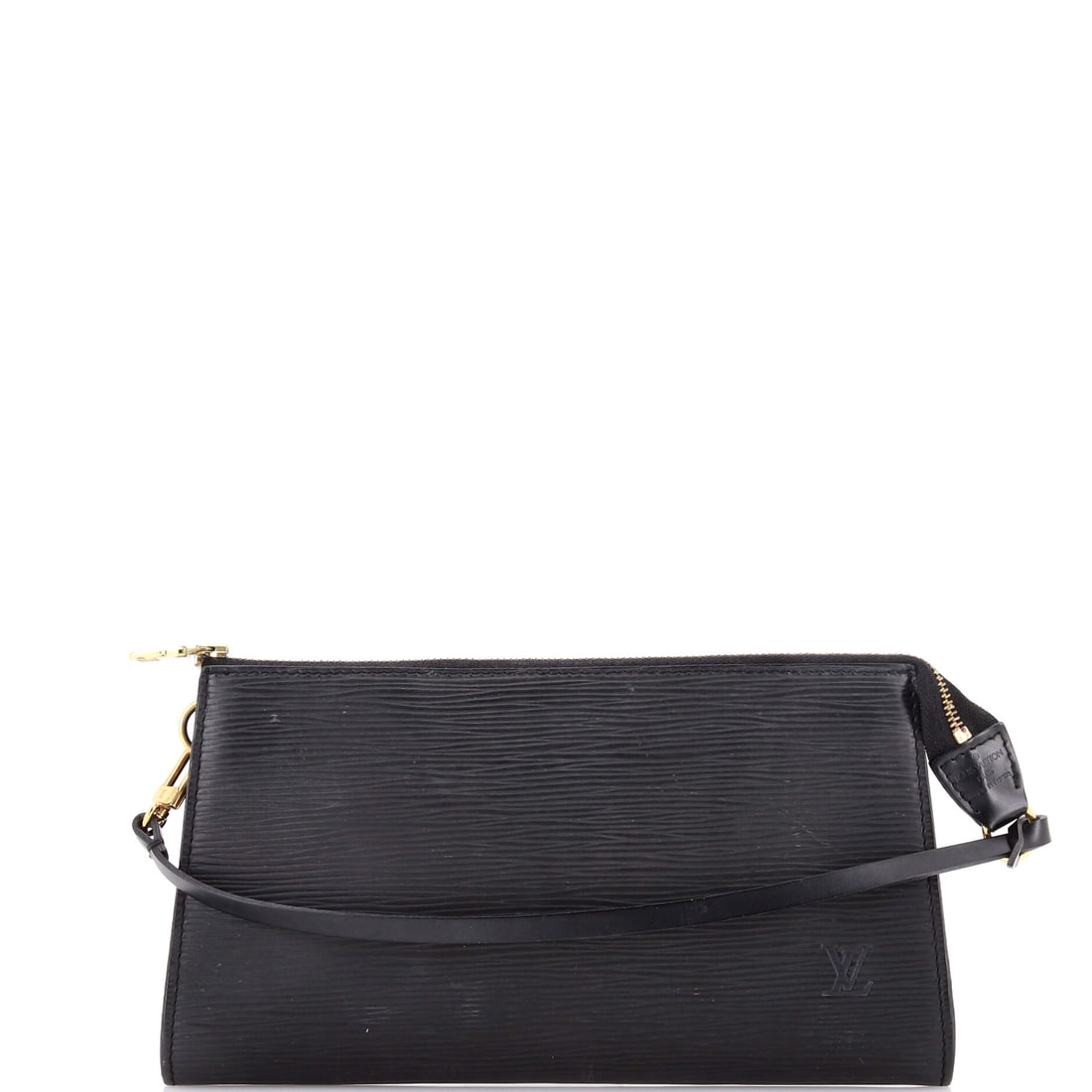 Louis Vuitton Pochette Accessoires Epi Leather: Louis Vuitton's Pochette Accessoires steps in with the considered architecture the maison saves for its most carried house bags. Surface and finish come from Epi leather, Vuitton's textured grained ca