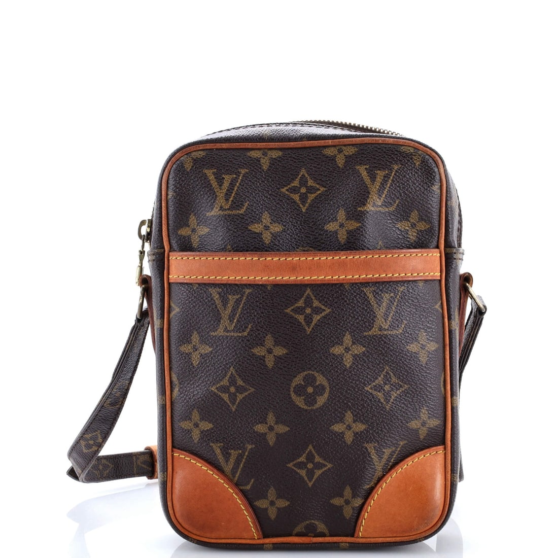 Louis Vuitton Danube Handbag Monogram Canvas: Louis Vuitton's Danube Handbag is a study in measured architecture, the kind of carry that telegraphs taste before it ever signals brand. It carries the unmistakable hand of Monogram coated canvas, th