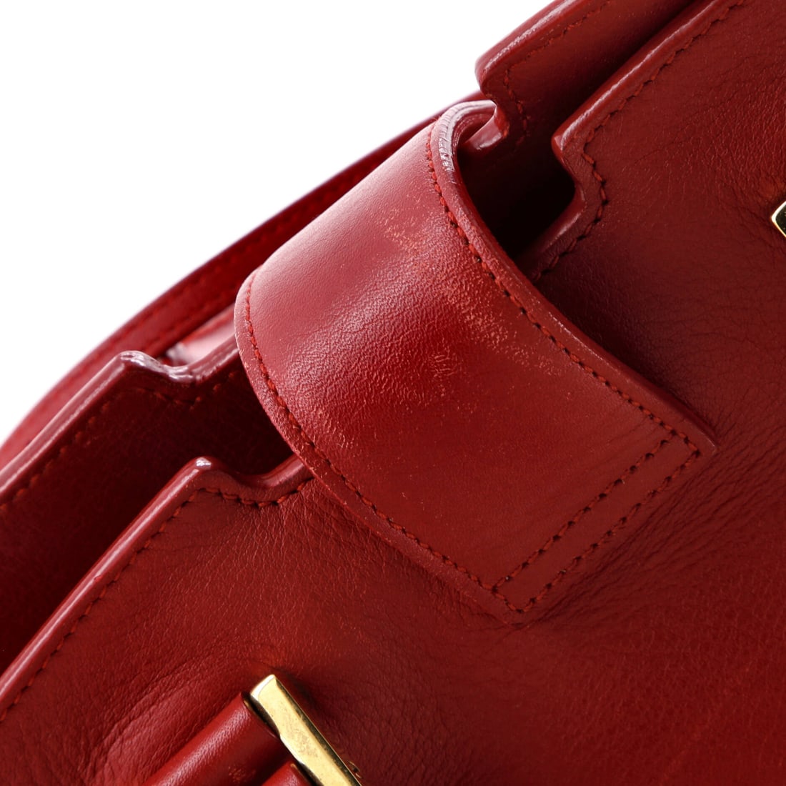 Saint Laurent Monogram Cabas Leather Small - 7