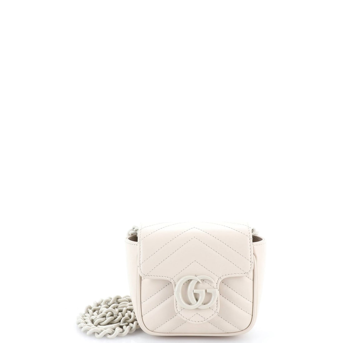 Gucci GG Marmont Flap Belt Bag Matelasse Leather Mini: A Gucci GG Marmont Flap Belt Bag in this configuration carries the proportions that have made the model a steady fixture in collector rotations. Construction sits in matelasse, the quilted padded stit