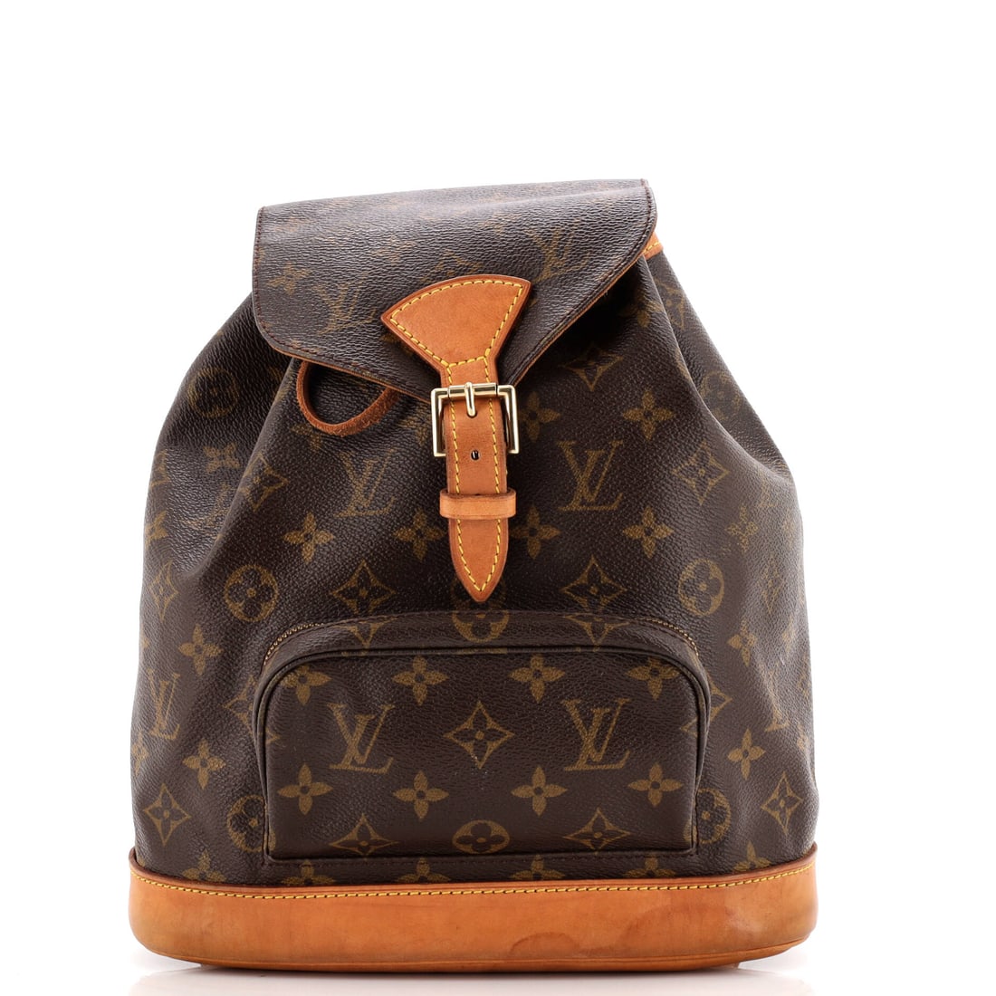 Louis Vuitton Vintage Montsouris Backpack Monogram Canvas MM: Louis Vuitton's Vintage Montsouris Backpack steps in with the considered architecture the maison saves for its most carried house bags. Surface and finish come from Monogram coated canvas, the house's