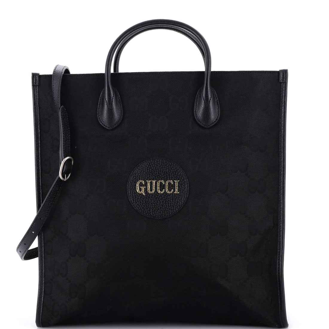 Gucci Off The Grid Tote GG Econyl Long: Gucci's Off The Grid Tote reads first as architecture and only second as accessory, which is the highest compliment for a house bag. It is constructed in GG Econyl, with the kind of considered finish