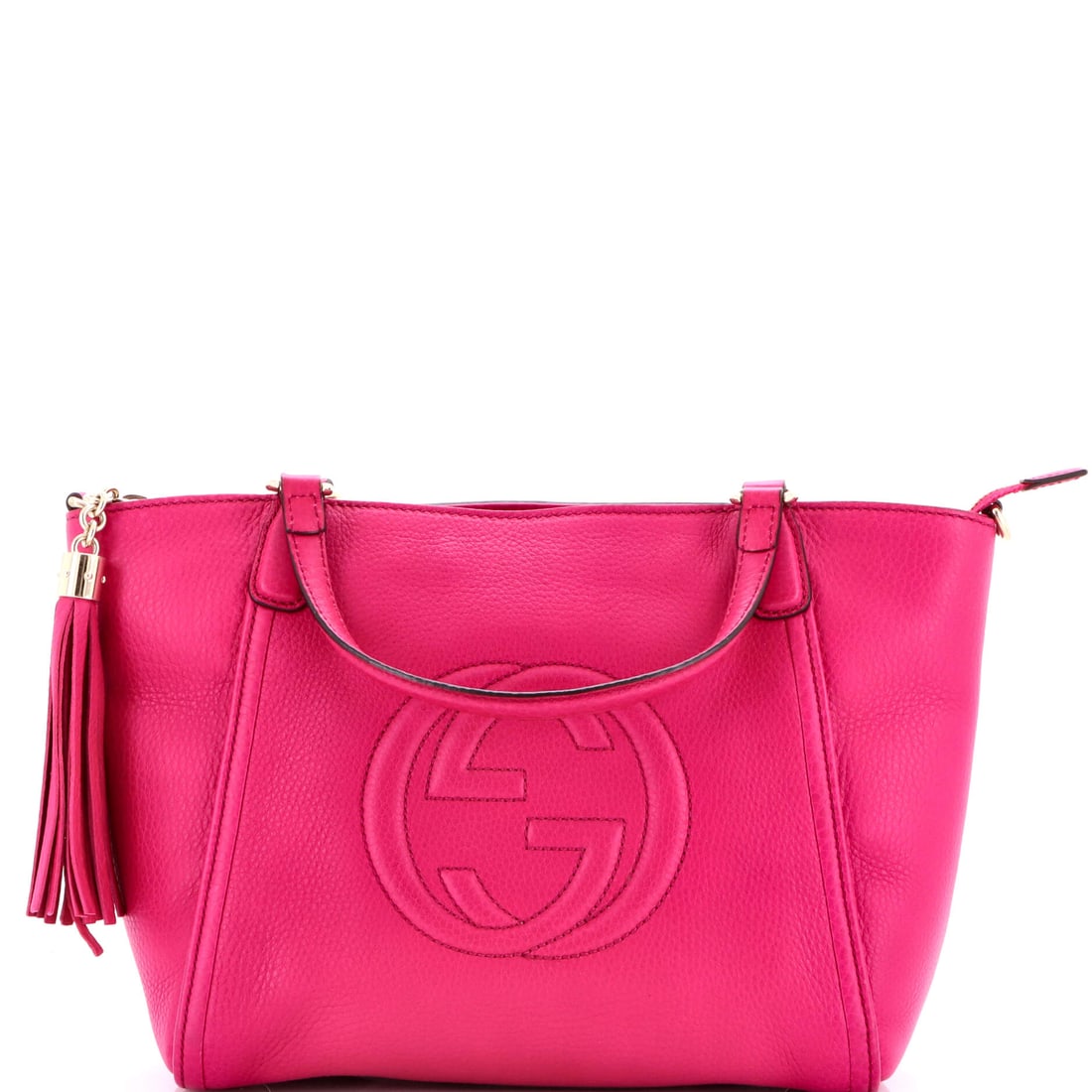 Gucci Soho Convertible Top Handle Bag Leather Small: A Gucci Soho Convertible Top Handle Bag in this configuration carries the proportions that have made the model a steady fixture in collector rotations. Built in Leather, the silhouette reads as