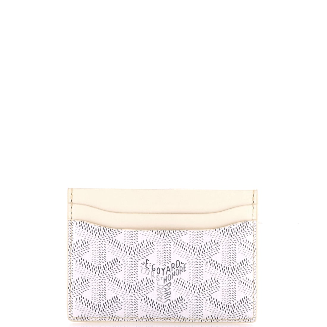 Goyard Saint Sulpice Card Holder Coated Canvas: Goyard's Saint Sulpice Card Holder arrives as a compact piece of leatherwork from the house's small-goods library, with the proportions a serious wardrobe leans on daily. The build sits in Coated