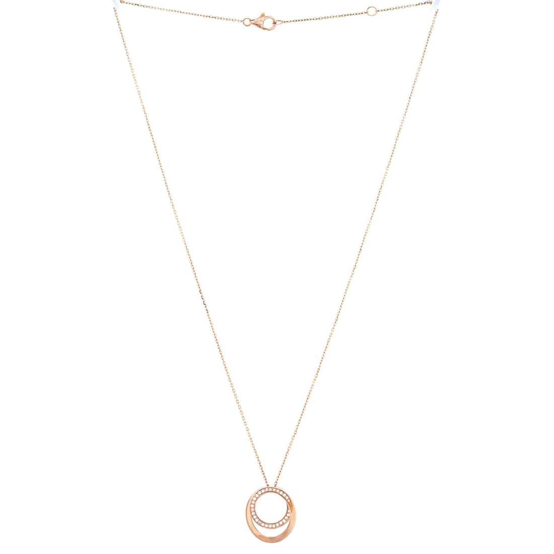Cartier Etincelle de Cartier Pendant Necklace 18K Rose Gold with Diamonds: Quietly composed, the Cartier Etincelle de Cartier Pendant Necklace reads with the kind of clean line that holds attention without raising its voice. Worked in 18K Rose Gold with Diamonds. The chain l