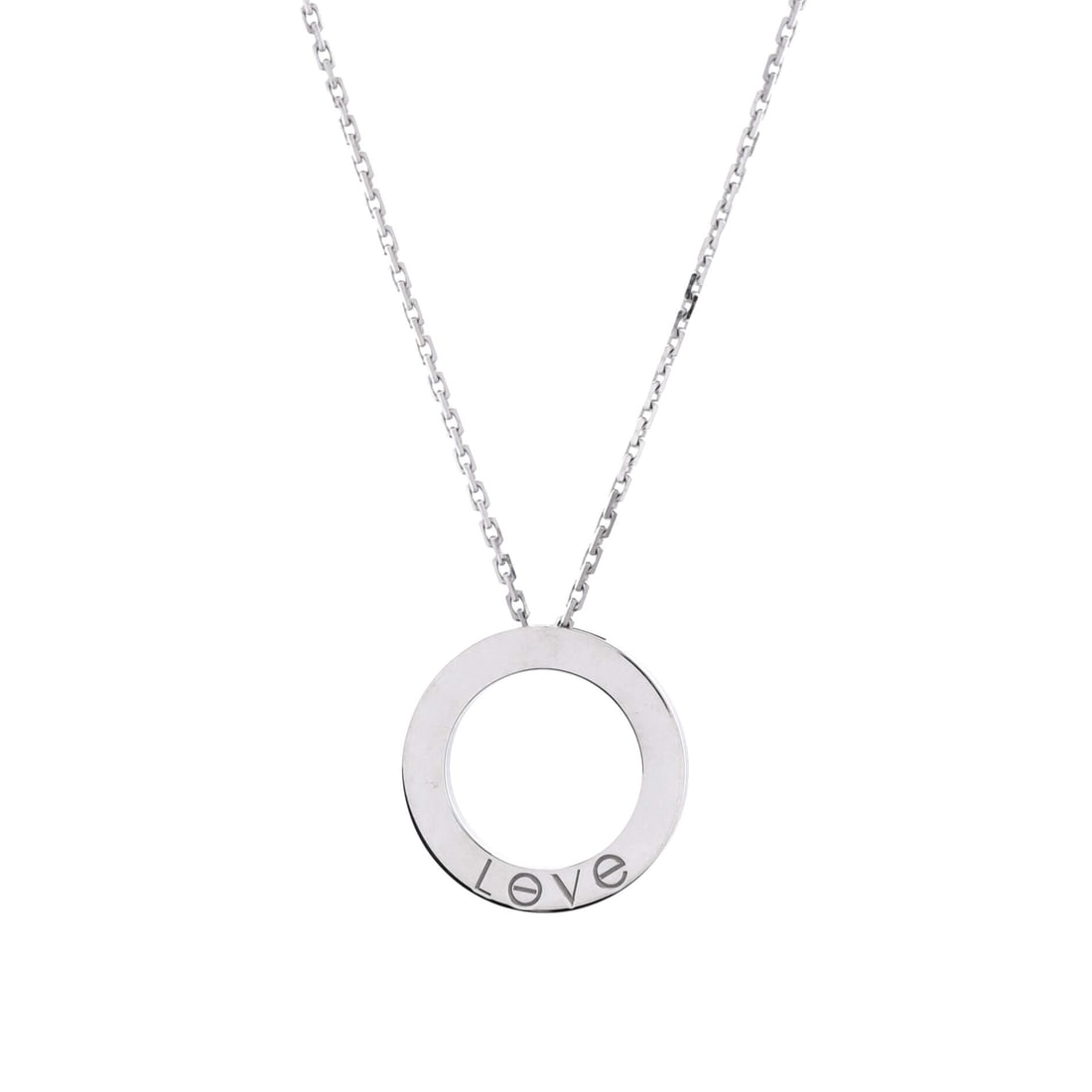 Cartier Love Pendant Necklace 18K White Gold (1 of 3)