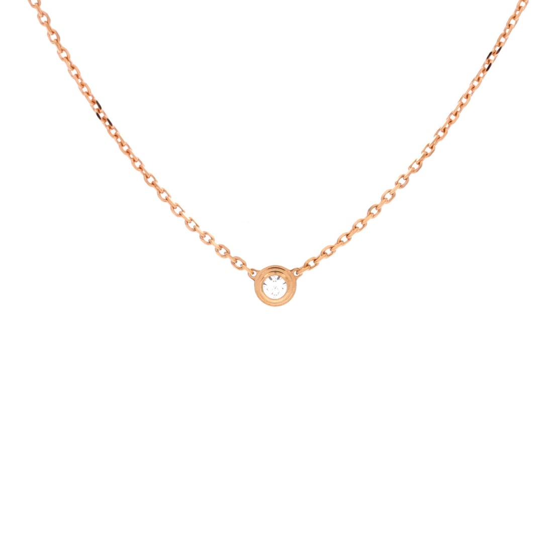 Cartier Cartier D'Amour Pendant Necklace 18K Rose Gold with Diamond XS (1 of 3)