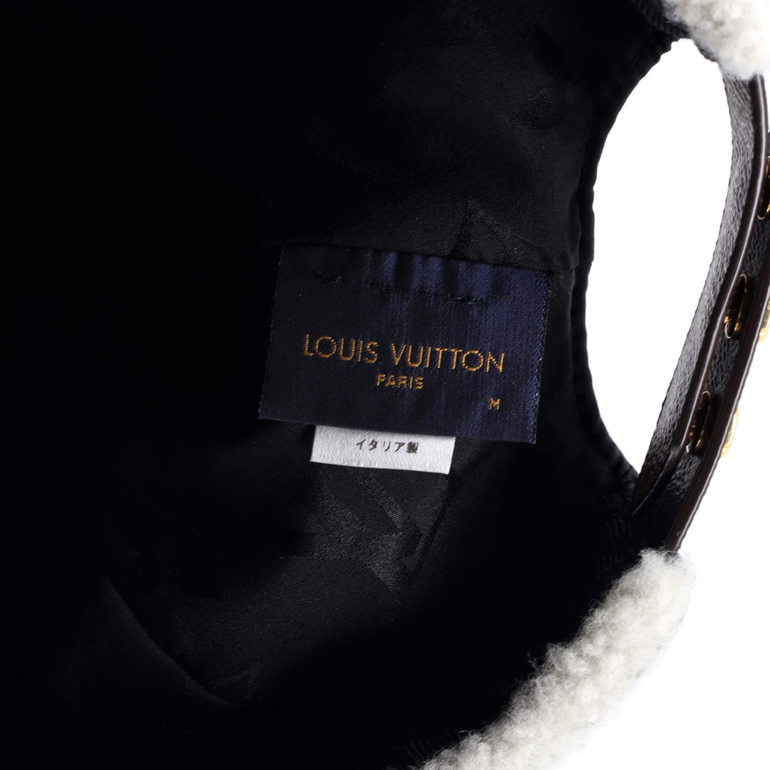 Louis Vuitton Baseball Cap Monogram Shearling with Leather - 5