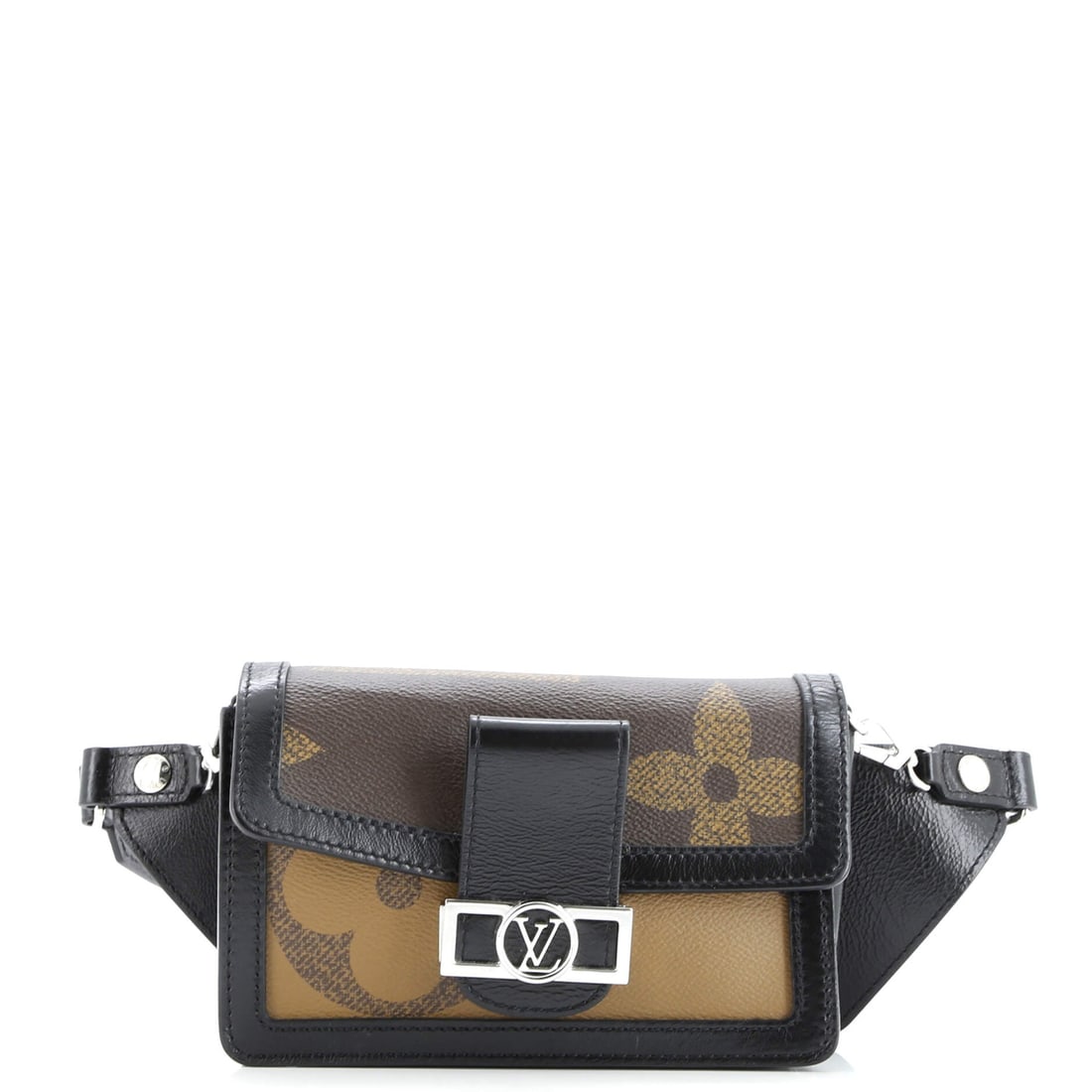 Louis Vuitton Dauphine Bumbag Reverse Monogram Giant: Carry the Louis Vuitton Dauphine Bumbag and the proportions click into place, the silhouette balanced for the wearer rather than the lookbook. In brown, the silhouette reads modern without effort,