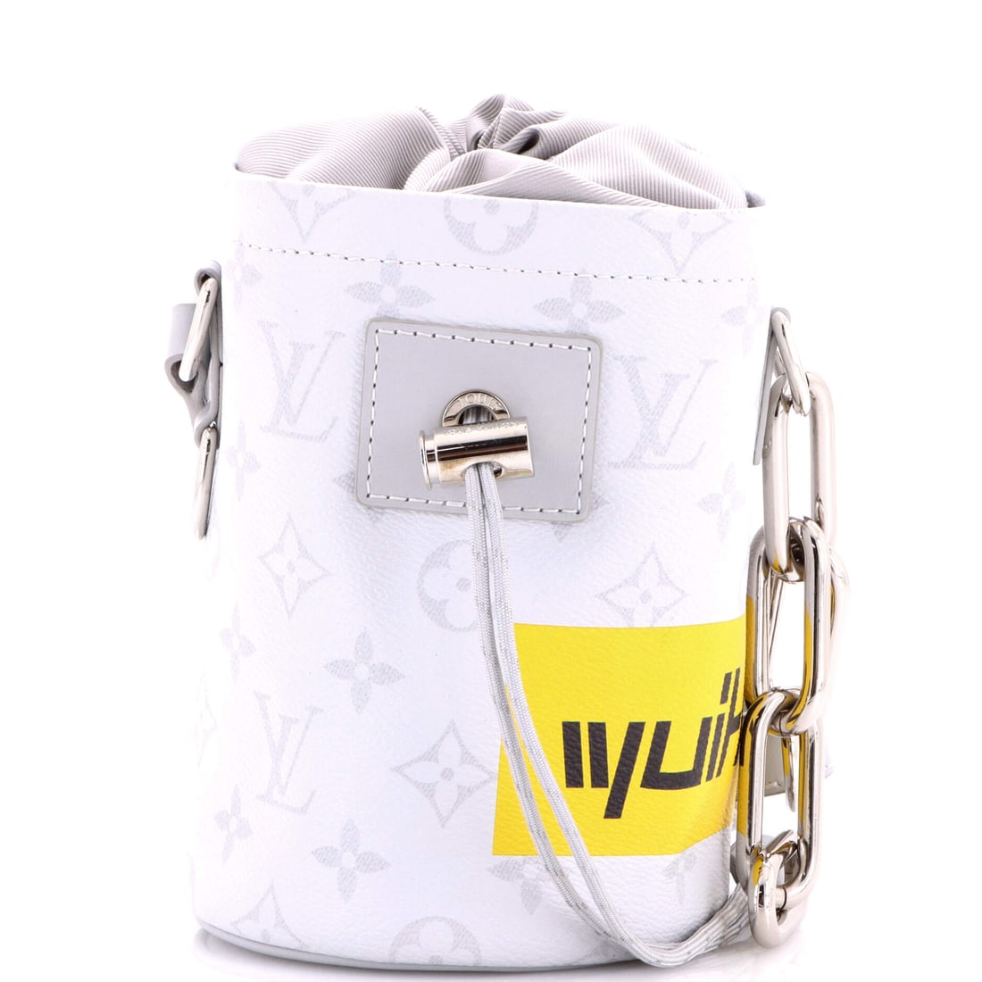 Louis Vuitton Chalk Nano Bag Limited Edition Logo Story Monogram Canvas (1 of 6)