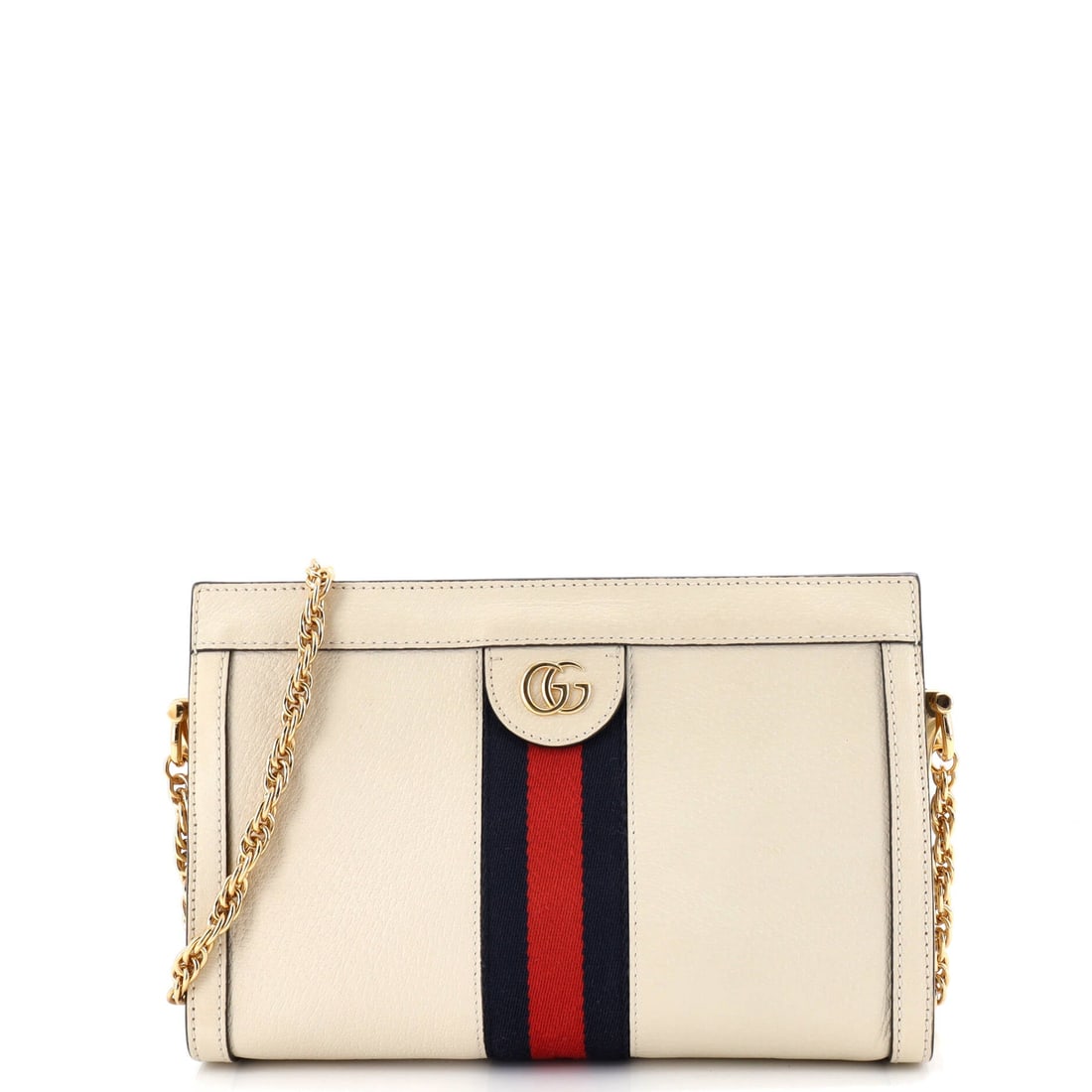 Gucci Ophidia Chain Shoulder Bag Leather Small: Every pocket on the Gucci Ophidia Chain Shoulder Bag earns its place, the interior laid out for keys, cards, phone and the small accessories of a day. The neutral treatment carries its own presence, t