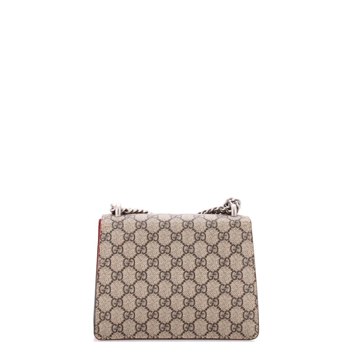 Gucci Dionysus Bag GG Coated Canvas Mini: On the body, the Gucci Dionysus Bag settles fast, a carry profile tuned across decades of the line. A luminous brown palette carries the read, rendered in coated canvas, the lightweight, weather-frien