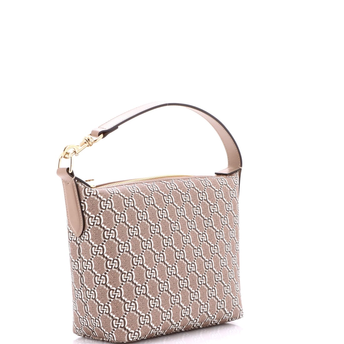Gucci Ophidia Zip Shoulder Bag GG Shadow Coated Canvas Super Mini: The Gucci Ophidia Zip Shoulder Bag interior is structured for life rather than display, the compartments doing more work than they announce. The brown treatment carries its own presence, drawn in coat