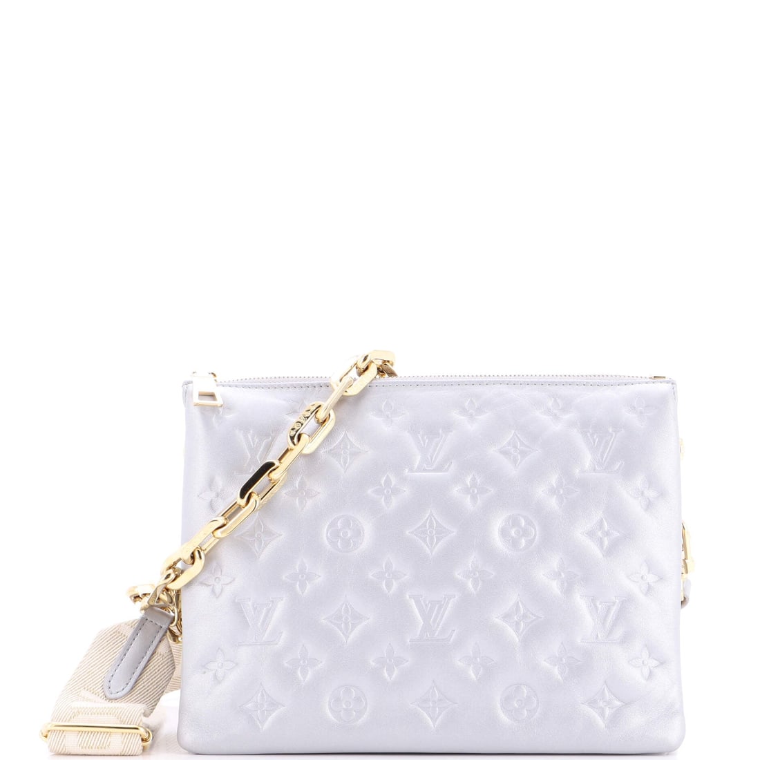 Saint Laurent Niki Chain Flap Bag Matelasse Chevron Leather Baby (1 of 7)