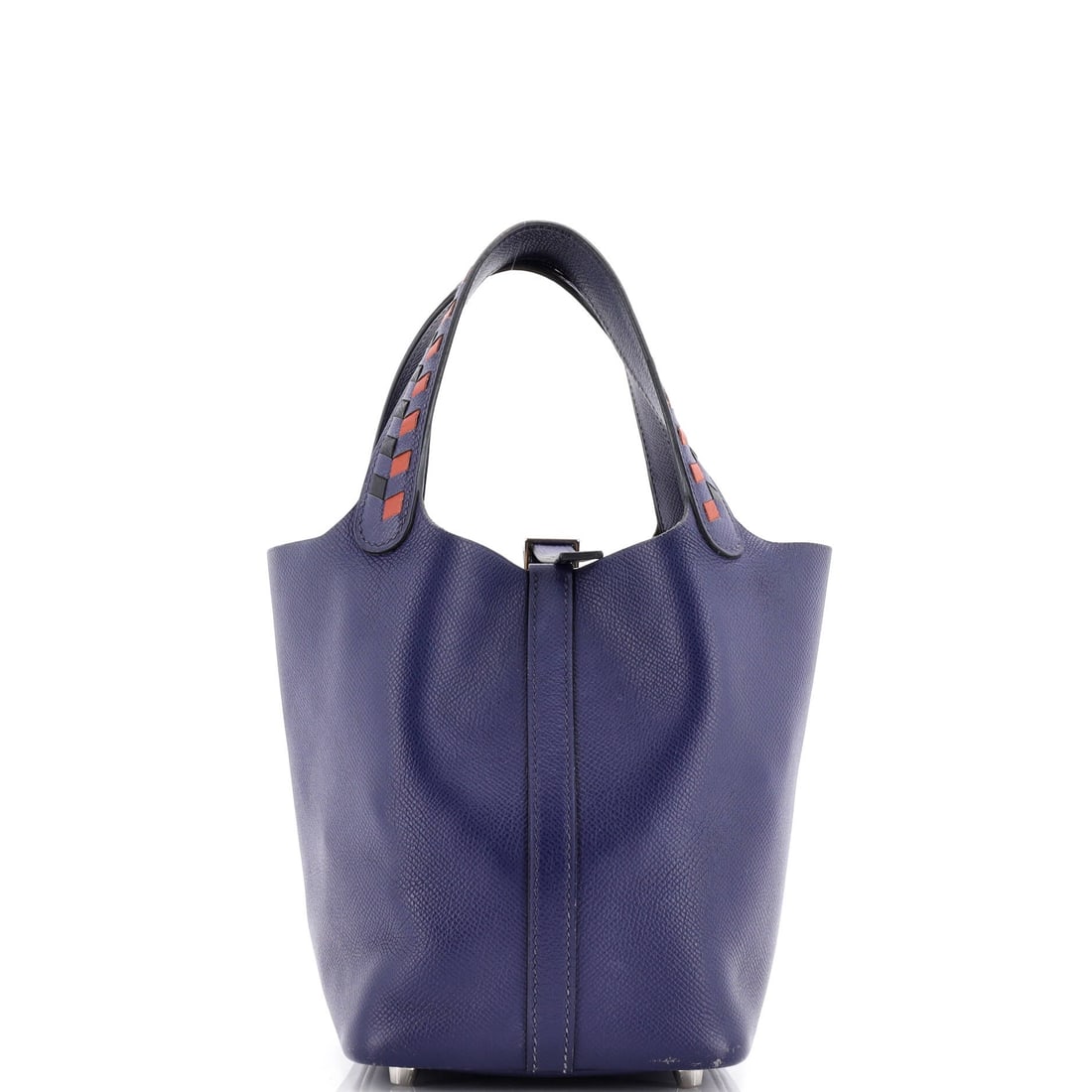 Louis Vuitton City Steamer Handbag Leather MM: This iteration of the Louis Vuitton City Steamer Handbag carries the design vocabulary the house has built over multiple seasons of the line. In black, neutral, the silhouette reads modern without eff