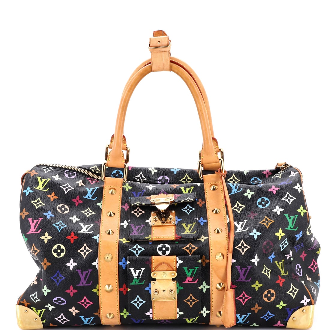 Gucci Rajah Chain Tote GG Coated Canvas Large: From the side, the Gucci Rajah Chain Tote reads as architecture first, a silhouette that has been refined into a settled idiom. A luminous brown palette carries the read, rendered in coated canvas, th