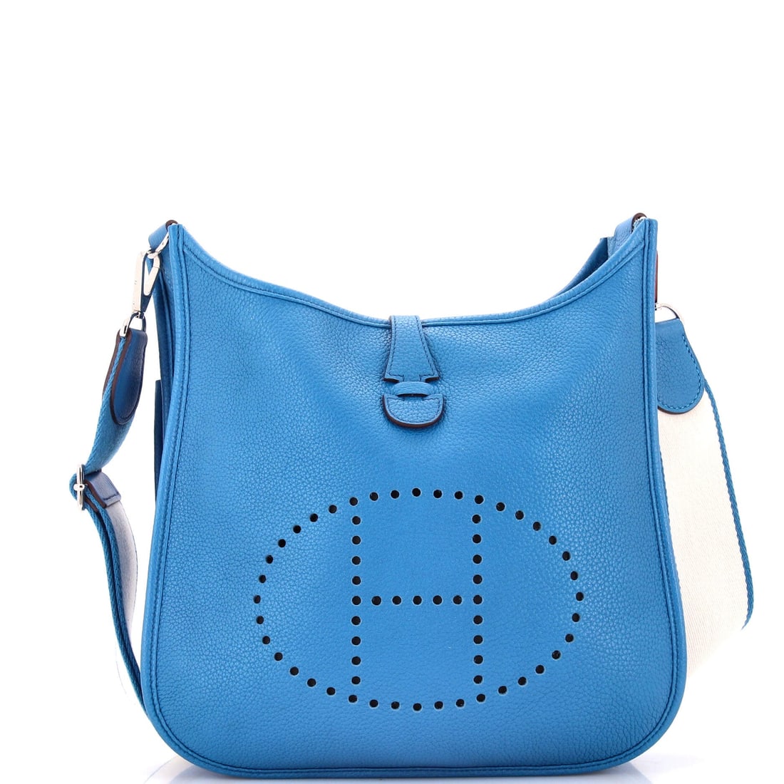 Louis Vuitton Twist Handbag Epi Leather PM: Twist Handbag in epi leather reads as a working Louis Vuitton silhouette, the leather selected for daily wear rather than display. The blue treatment carries its own presence, calibrated to read edito