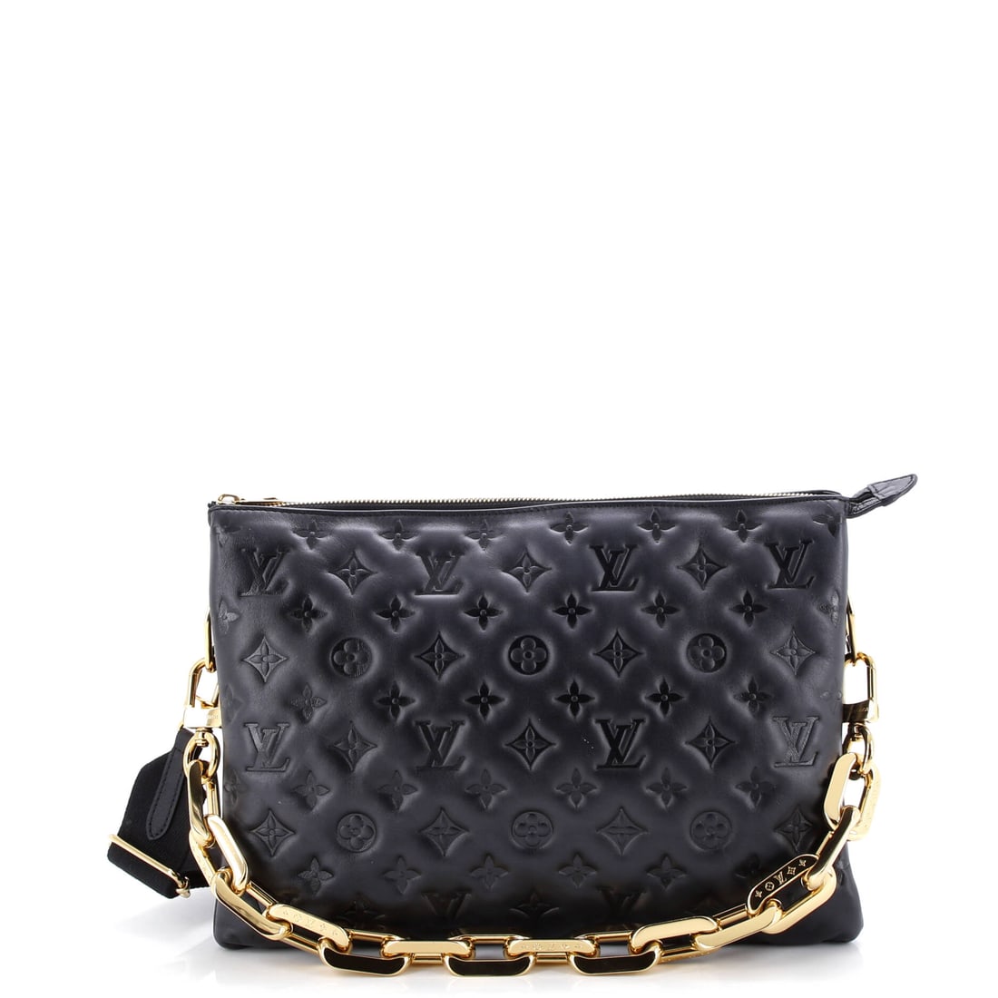 Louis Vuitton Neverfull Tote Damier GM: From the side, the Louis Vuitton Neverfull Tote reads as architecture first, a silhouette that has been refined into a settled idiom. The brown colorway sits richly across the surface, rendered in Dam