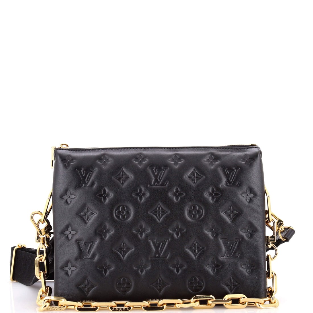 Louis Vuitton Very Messenger Monogram Leather: Very Messenger in monogram leather reads as a working Louis Vuitton silhouette, the leather selected for daily wear rather than display. A clean, editorial red pulls the eye first, calibrated to read 