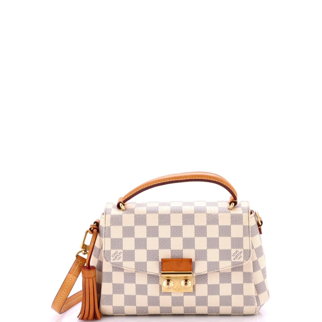 Louis Vuitton Croisette Handbag Damier: This iteration of the Louis Vuitton Croisette Handbag carries the design vocabulary the house has built over multiple seasons of the line. In neutral, the silhouette reads modern without effort, finis