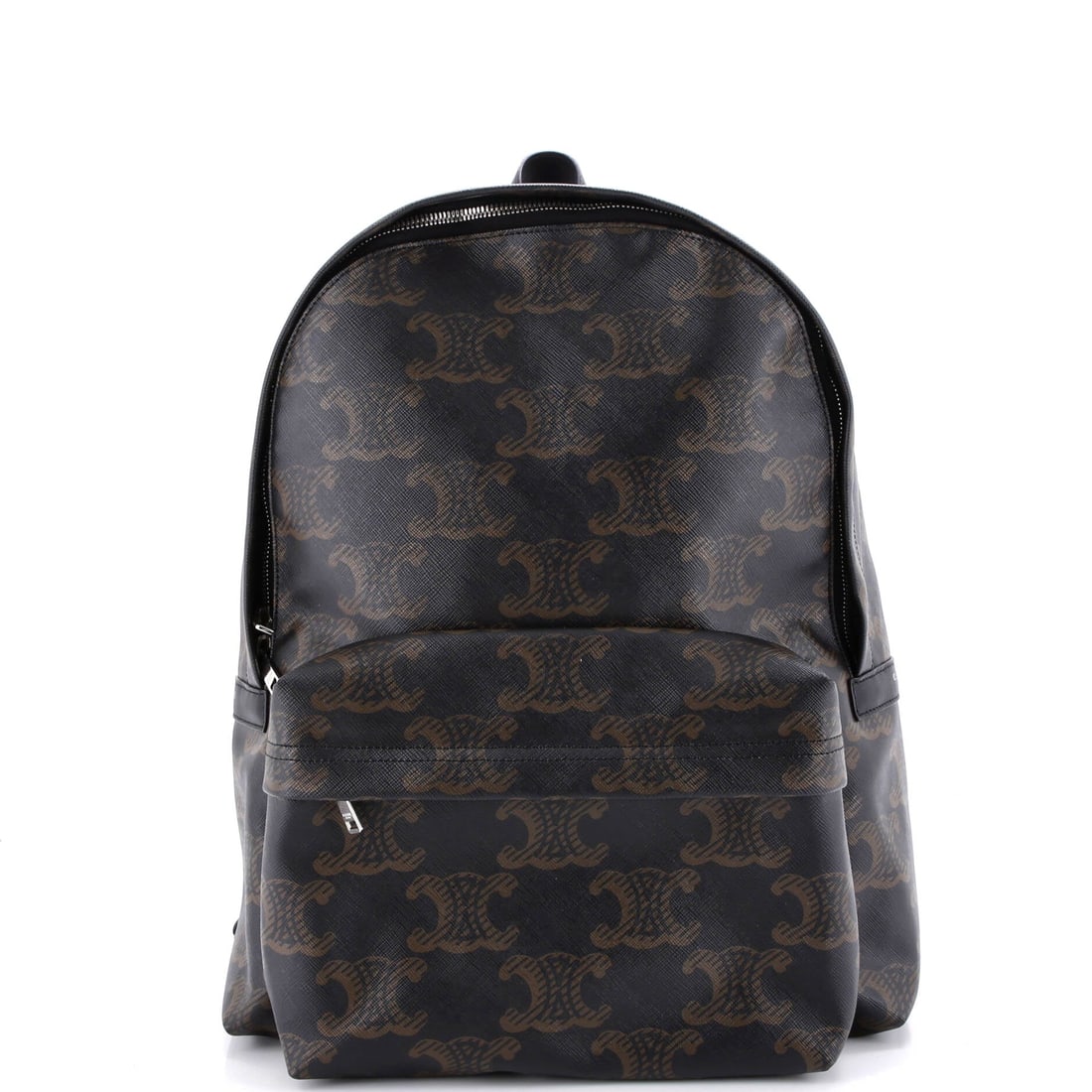 Celine Front Pocket Backpack Triomphe XL Coated Canvas Medium (1 of 7)
