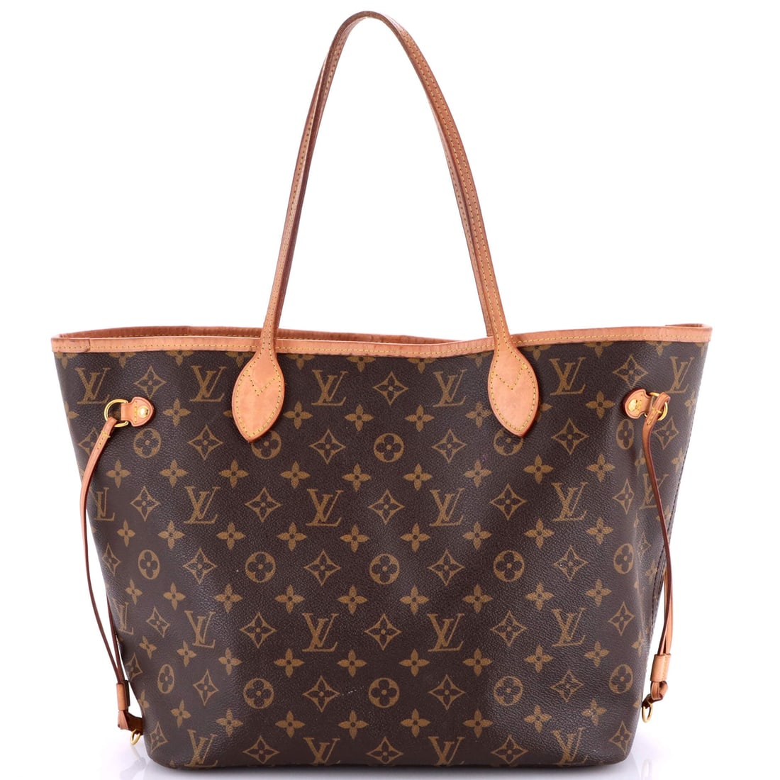 Louis Vuitton Neverfull NM Tote Monogram Canvas MM: Carry the Louis Vuitton Neverfull NM Tote and the proportions click into place, the silhouette balanced for the wearer rather than the lookbook. In brown, the silhouette reads modern without effort, r