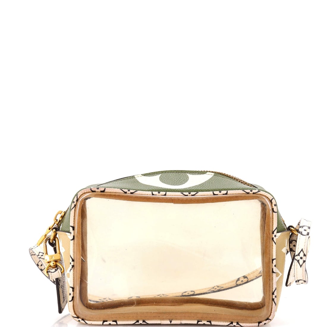 Louis Vuitton Beach Pouch Limited Edition Colored Monogram Giant: The Louis Vuitton Beach Pouch sits within a long line of house silhouettes, the shape refined over successive seasons into the language of the line. A luminous green palette carries the read, sized to