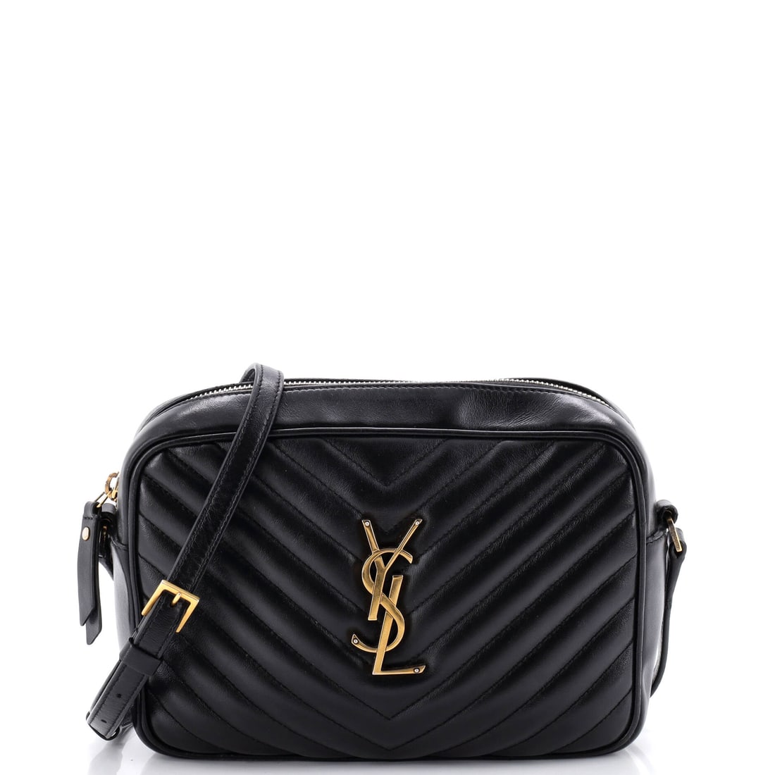 Saint Laurent Lou Camera Bag Matelasse Chevron Leather Small (1 of 7)