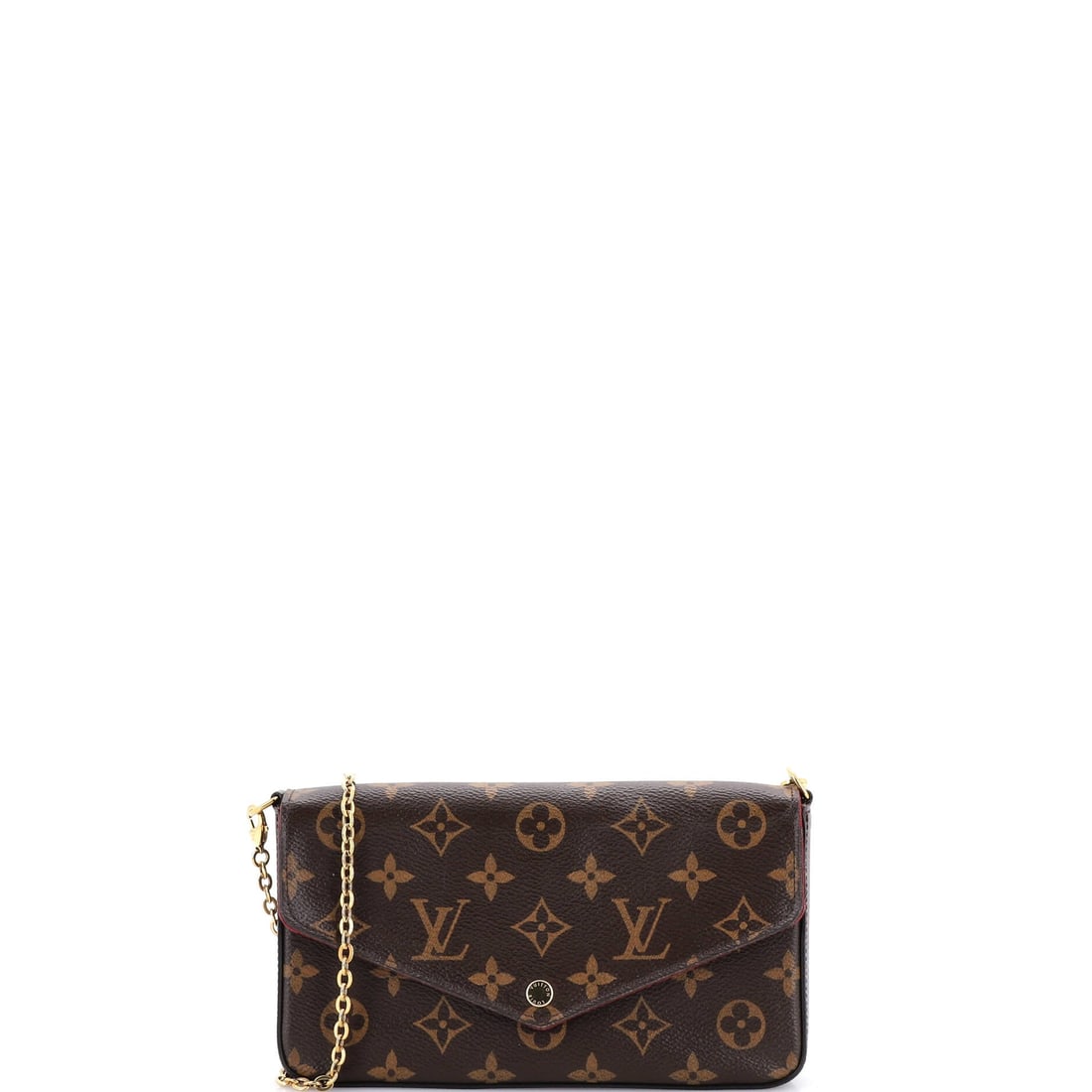 Louis Vuitton Felicie Pochette Monogram Canvas: Within the Louis Vuitton Felicie Pochette family, this scale strikes a deliberate balance, large enough to read as an everyday carry and compact enough to keep its silhouette. Cast in a saturated brow
