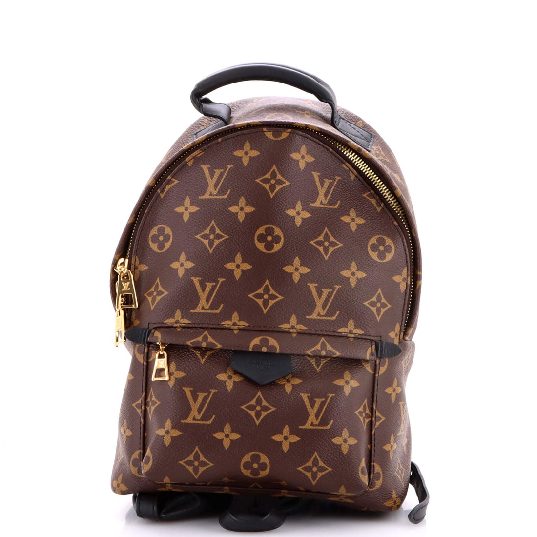 Louis Vuitton Palm Springs Backpack Monogram Canvas PM: Of the Louis Vuitton Palm Springs Backpack's sizing options, this is the cut that handles the broadest range of occasions without compromise. The brown treatment carries its own presence, cut from Mon