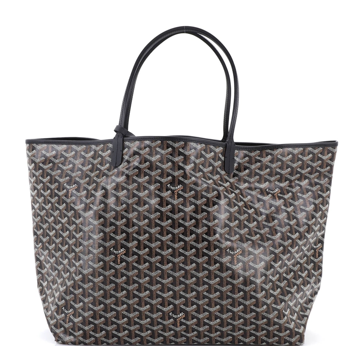 Goyard Saint Louis Tote Coated Canvas GM: Cut at GM, the Goyard Saint Louis Tote balances presence against portability with the maison's usual judgment. Finished in the house's coated canvas, a waterproofed jute and cotton famous for its quie