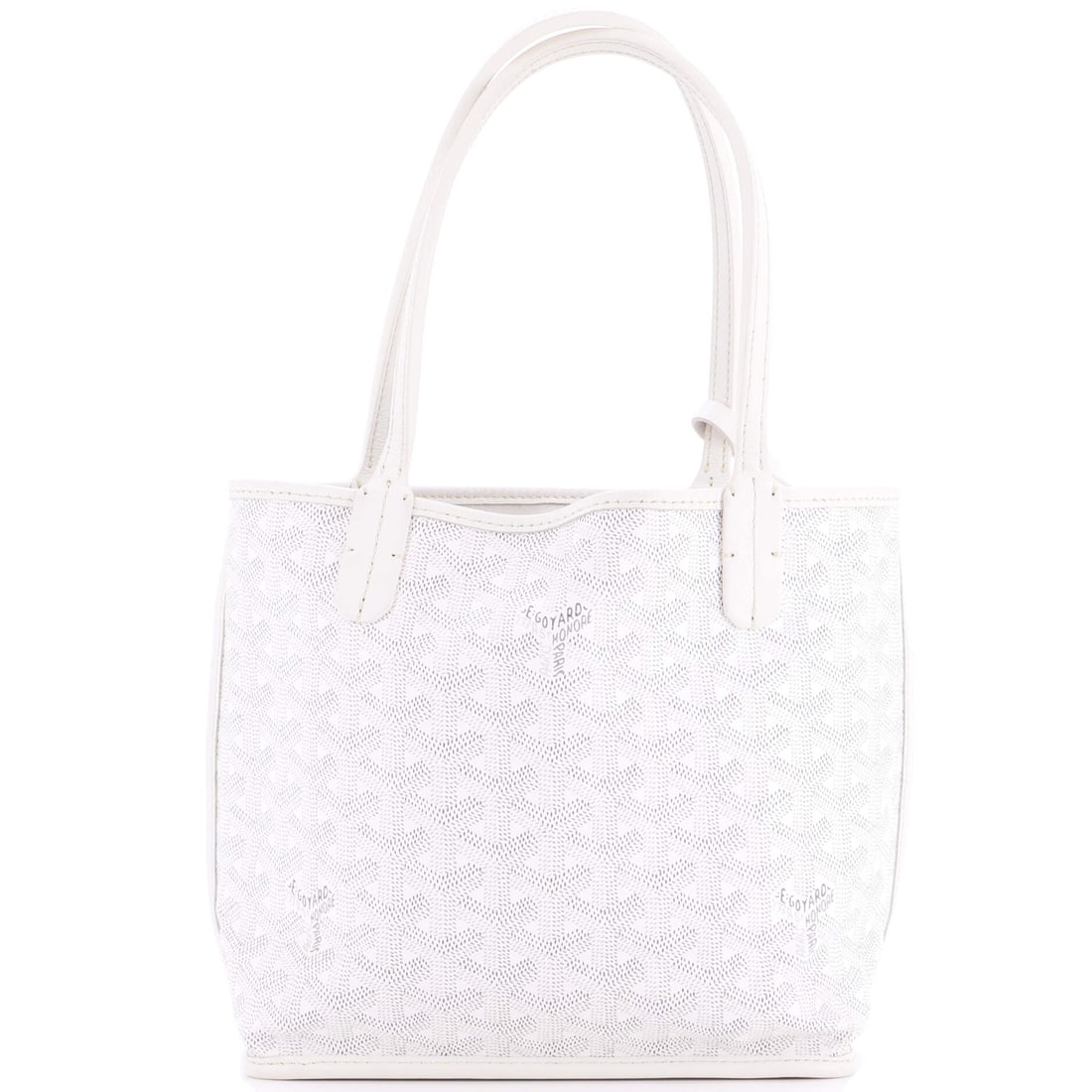 Goyard Anjou Reversible Tote Coated Canvas Mini: This Goyard Anjou Reversible Tote carries the interior thinking that separates serious leathergoods from decorative ones, with compartments placed where they matter. The body reads in the house's coat