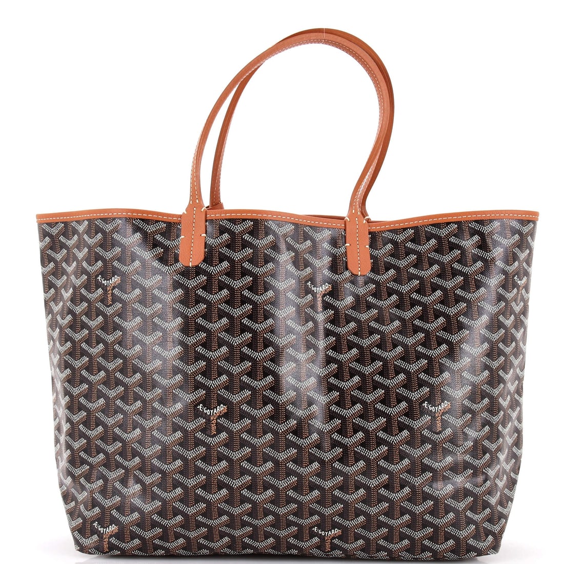 Goyard Saint Louis Tote Coated Canvas PM: This Goyard Saint Louis Tote earns its keep on the shoulder first, the silhouette tuned for the way a luxury handbag is actually worn from morning into evening. Finished in the house's coated canvas, 