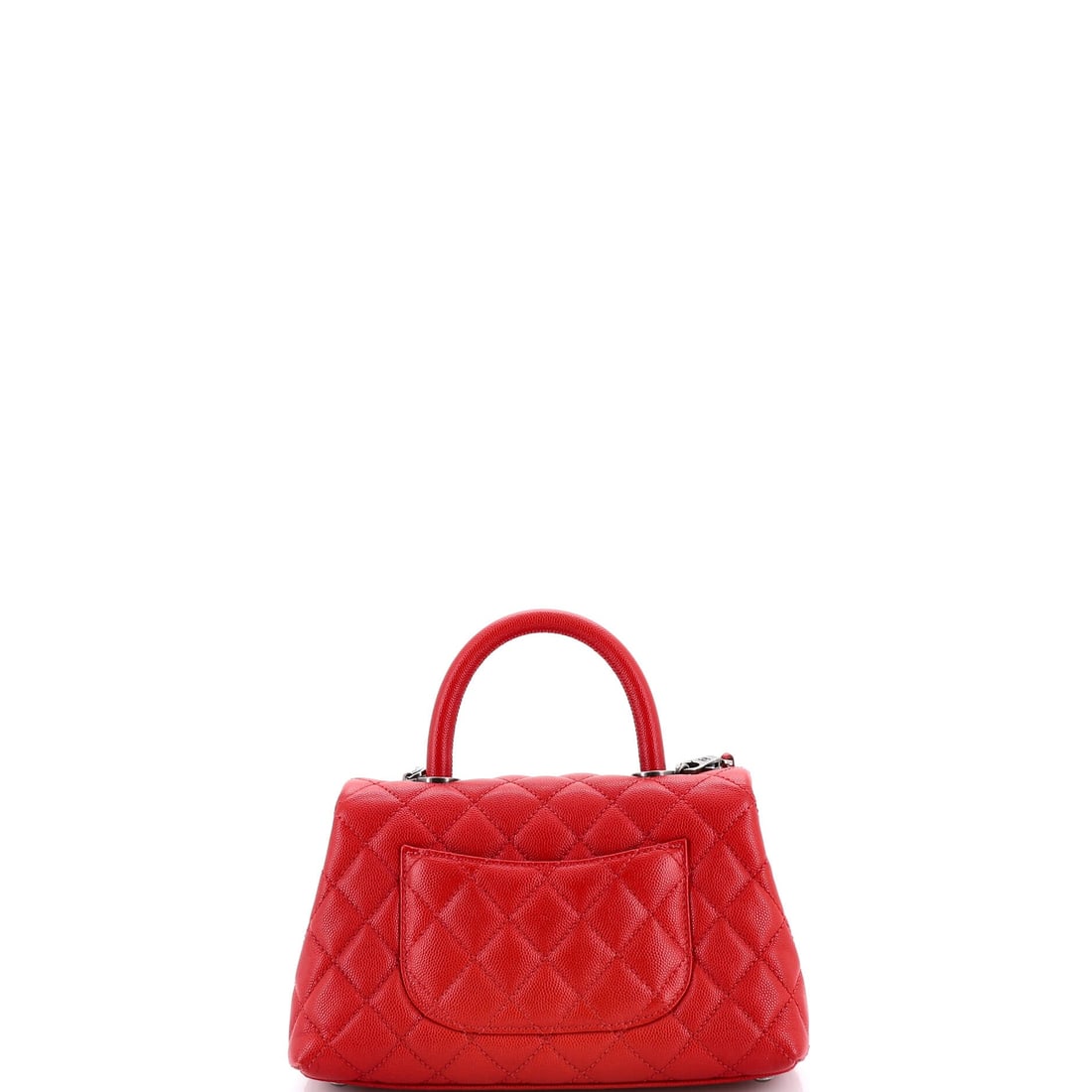 Chanel Coco Top Handle Bag Quilted Caviar Mini - 2