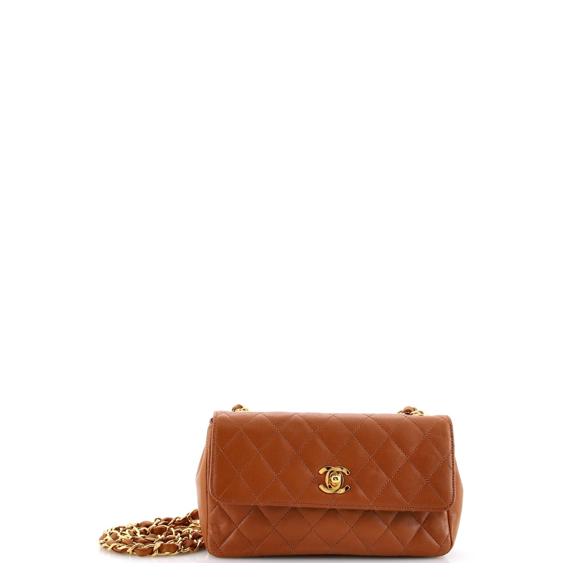 Chanel Classic Single Flap Bag Quilted Lambskin Mini: Sized in Mini, the Chanel Classic Single Flap Bag occupies the sweet spot of the model family, large enough to carry the essentials and small enough to read polished. The material story here is quilte