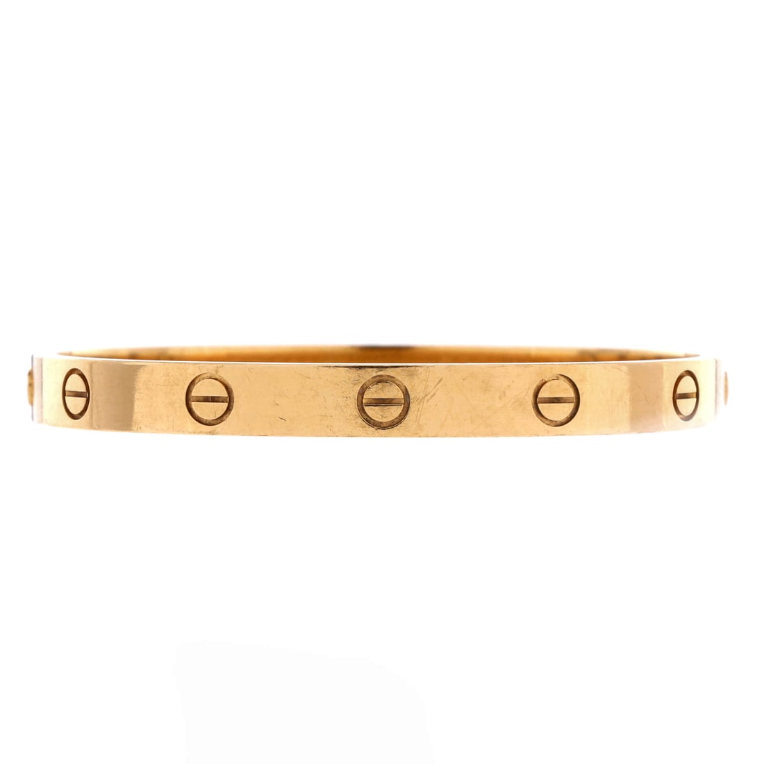 Cartier Love Bracelet 18K Yellow Gold Yellow Gold: Cartier Love Bracelet, crafted in 18K Yellow Gold. Cartier's Love motif carries immediate recognition and consistent demand at auction. Maison de Beaubigonne guarantees the authenticity of this lot.